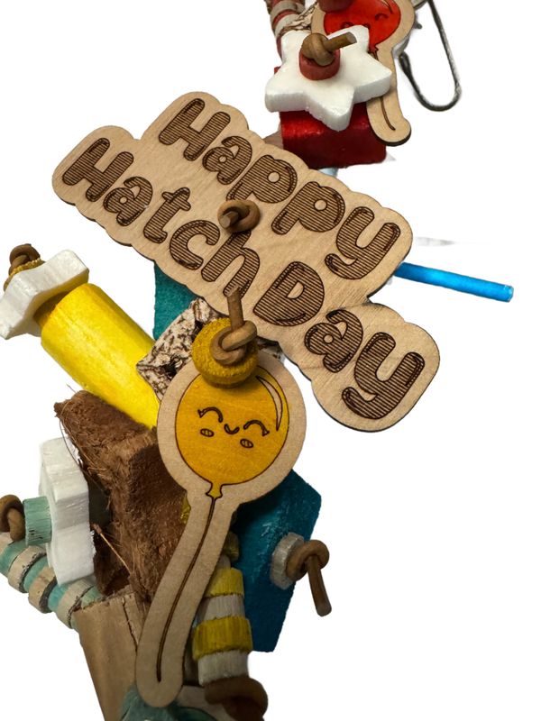Happy Hatch Day Seagrass Shredder by Peter Piper Parrots - Limited Edition