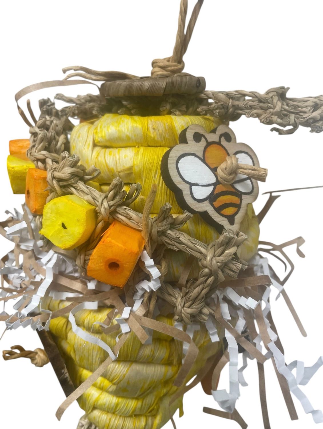 Honey Bee Hive for Small &amp; Medium Birds by Feathered Addictions