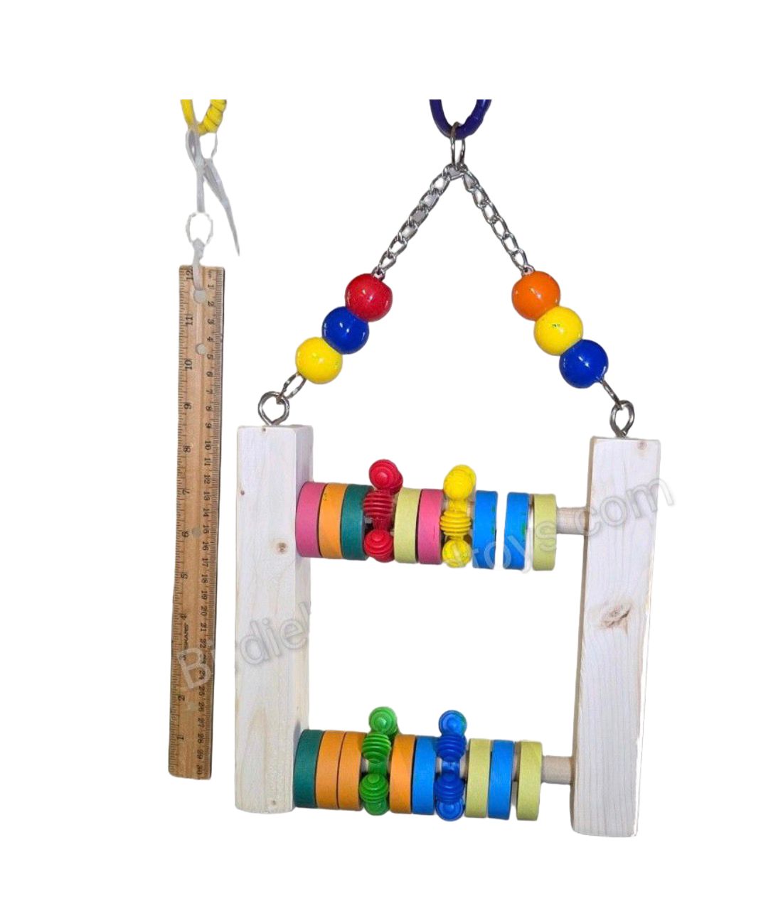 Bagelbacus for Medium and Large Birds by Birdie Box Bird Toys