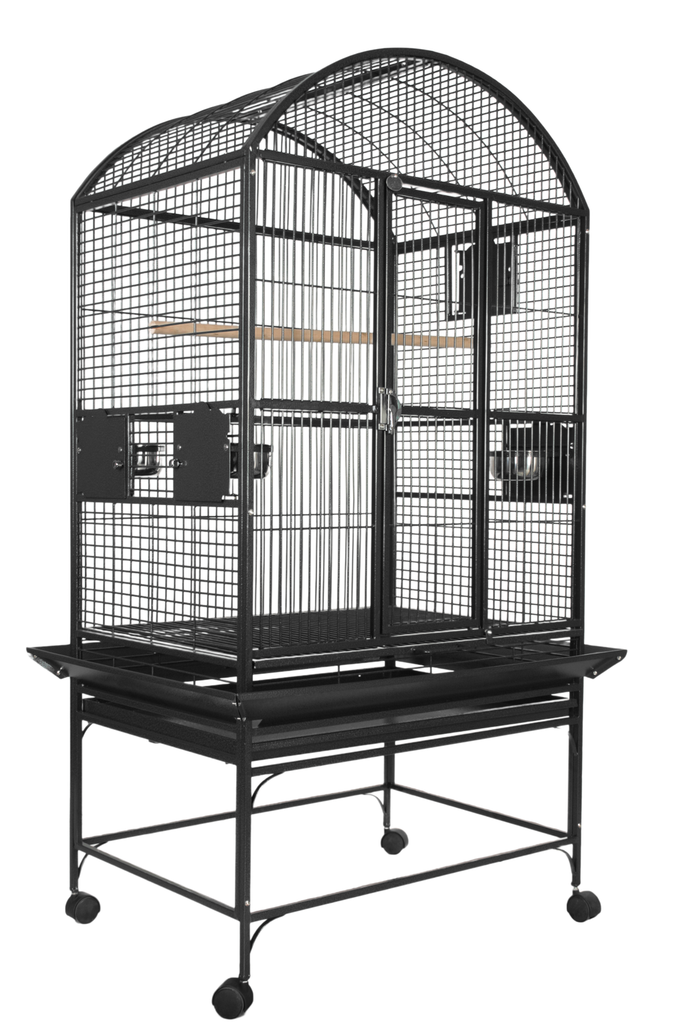9003223 32"x23"x63" DomeTop Cage in Black, Platinum or White with 5/8" Bar Spacing by A&amp;E Cage Company
