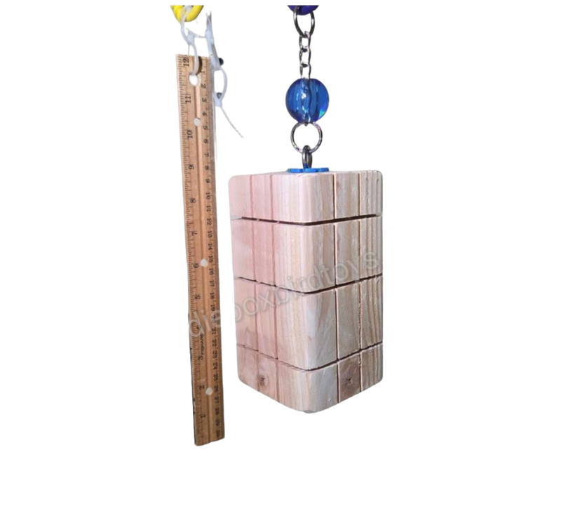 The Big Block for Large Birds by Birdie Box Bird Toys