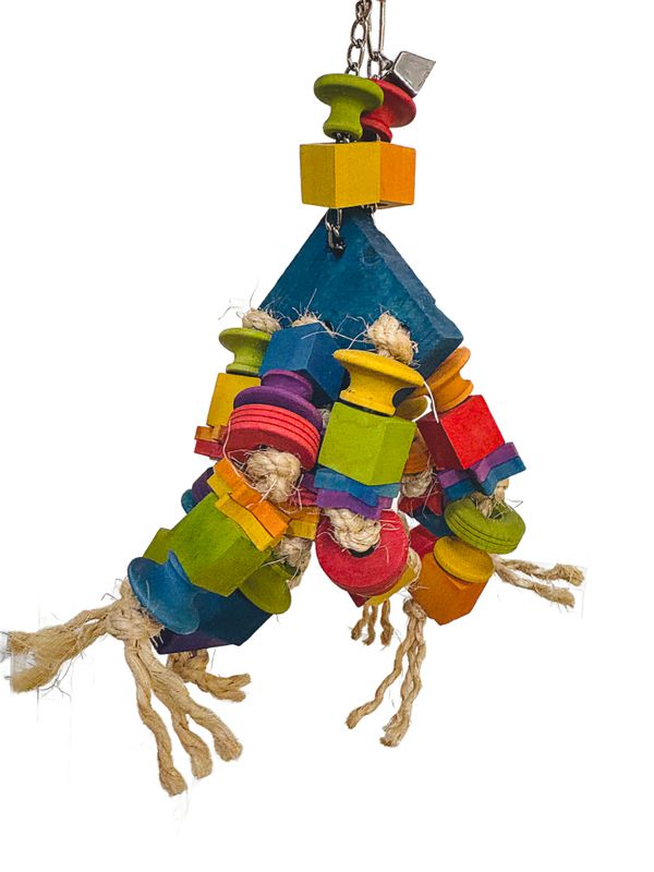 Small Diamond Toy for Medium and some Small Birds by Ammerman Cage &amp; Equipment