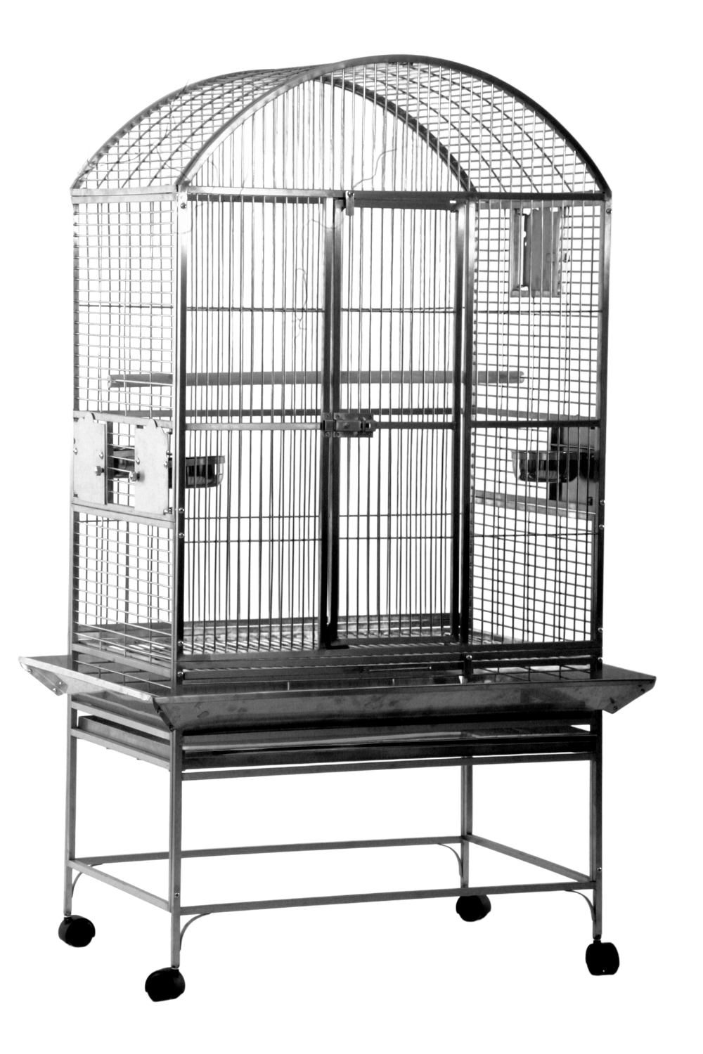 9A-3223 Dome Top 304 Grade STAINLESS STEEL 32" x 23" x 63" Cage with 5/8" Bar Spacing by A&amp;E Cage Company