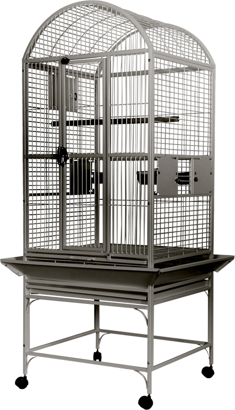 9002422 Stainless Steel 24"x22"x61" DomeTop Cage Cage with 5/8" Bar Spacing by A&amp;E Cage Company