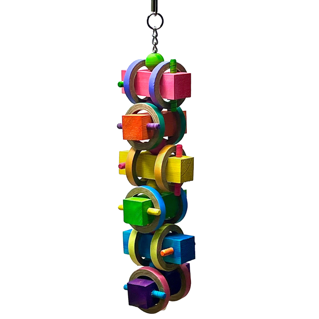 Ferrari hanging toy for Large Size Birds on Chain Birds by Bite Me Birdie