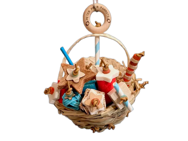 4th of July Picnic Basket by Peter Piper Parrots Limited Edition