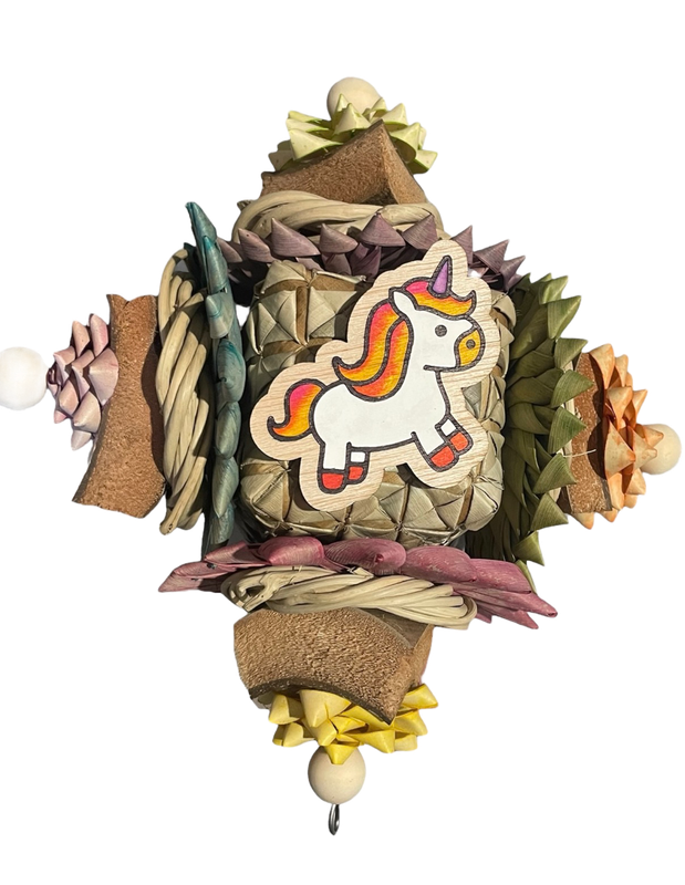 Unicorn Fantasy Fun Limited Edition for Small and Medium Birds by Feathered Addictions