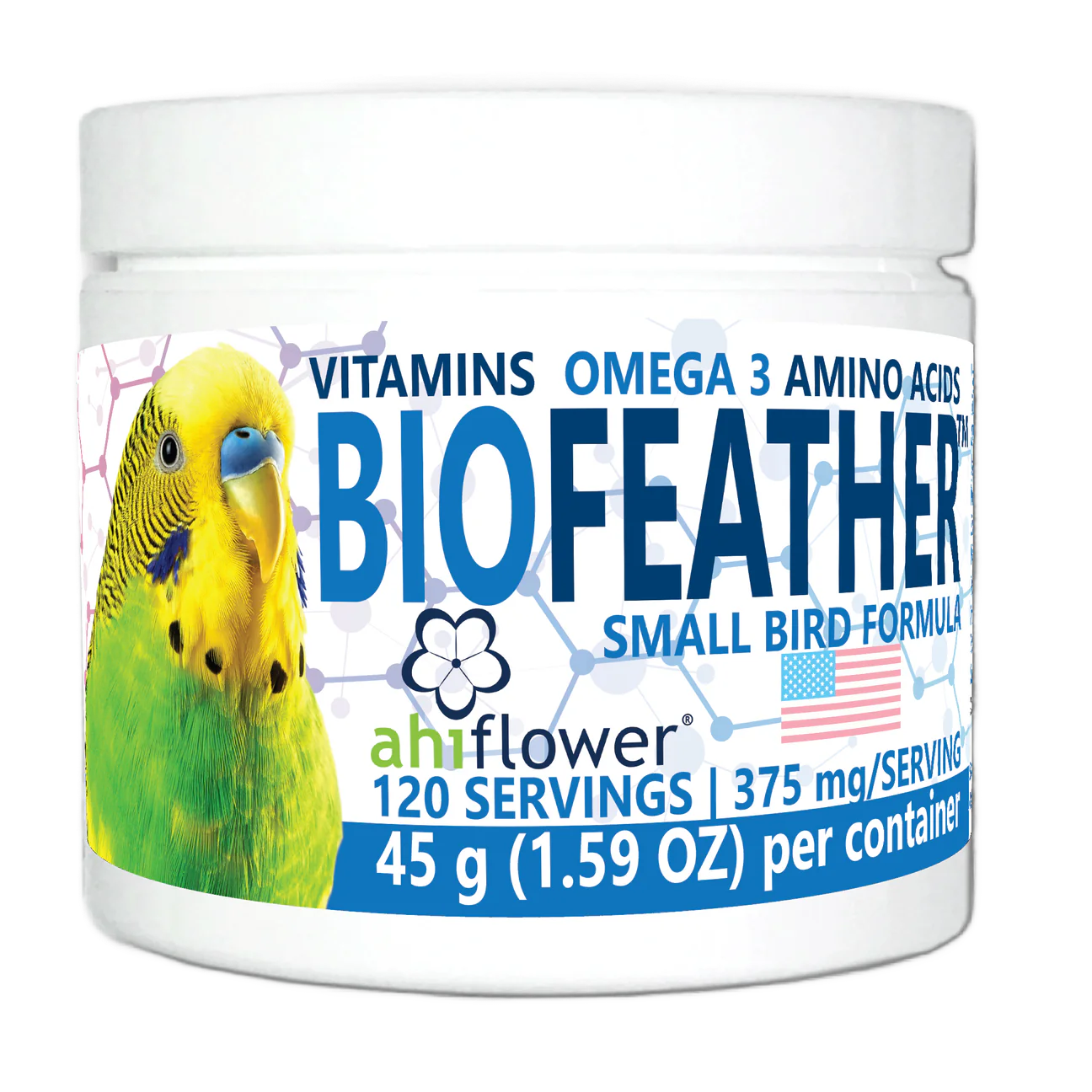 Bio Feather Small Bird 120 Servings by Equa Holistics