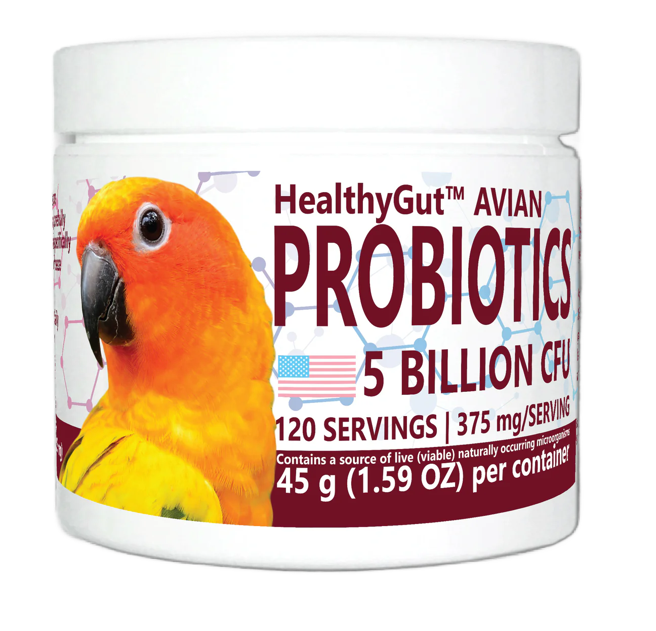 Avian Probiotics Dairy Free 120 grams by Equa Holistics