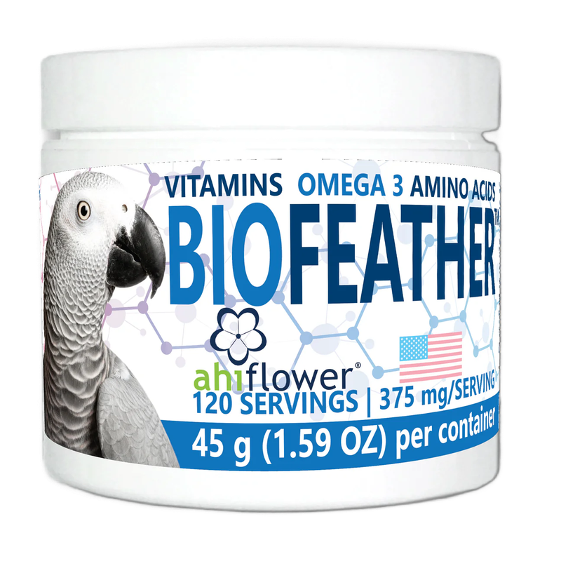Bio Feather Medium &amp; Large Bird 120 Servings by Equa Holistics