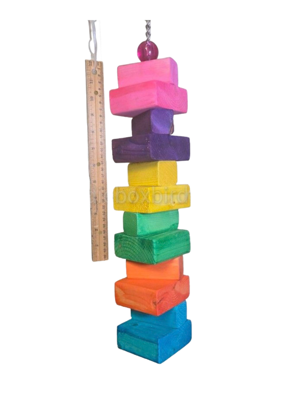 XXL Stacker for Large Birds by Birdie Box Bird Toys