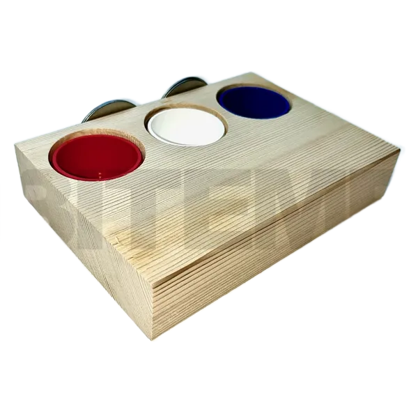 Patriotic Buffet Patio Small with Removable PVC Cups hand made in USA by Bite Me Birdie
