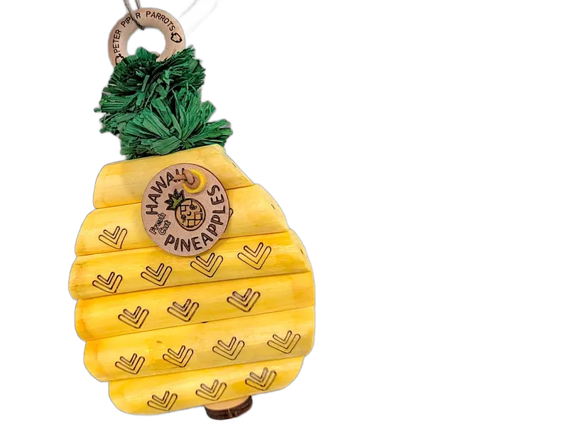 Pineapple Premium Sola Softie by Peter Piper Parrots - Limited Edition