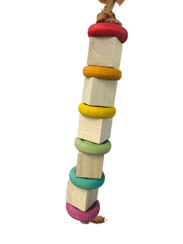 Rainbow Footer for Medium and some Large Birds by Feathered Addictions