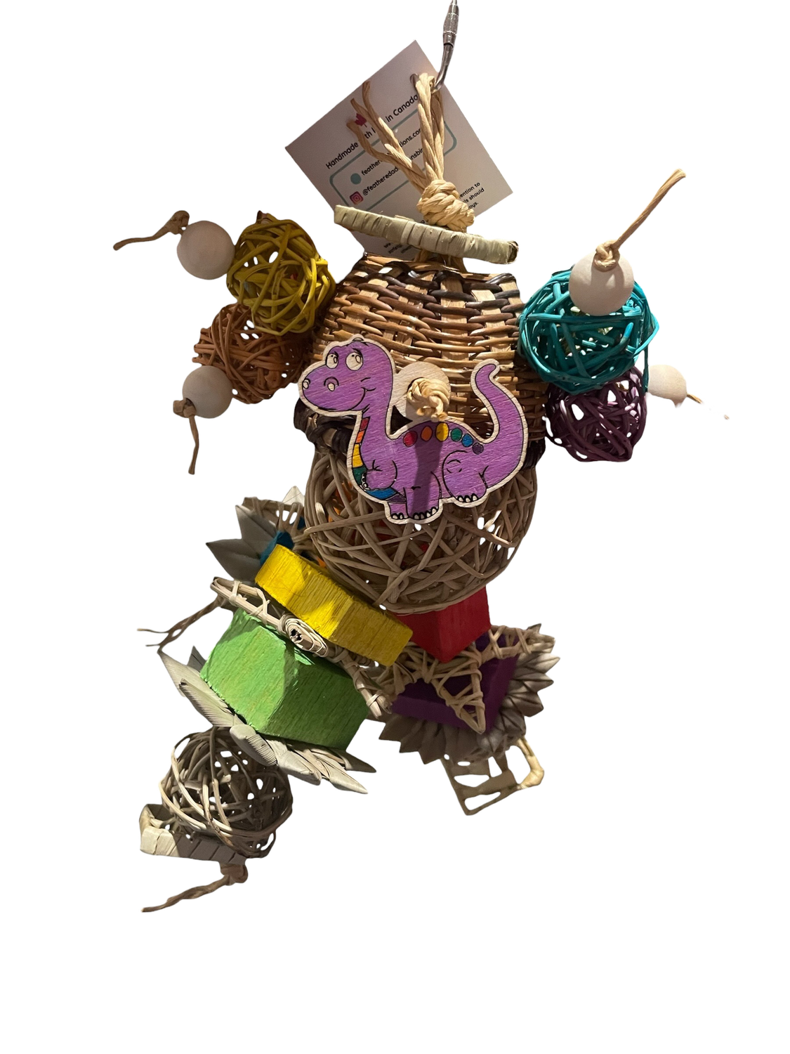 Born to be Dino-Licious for Small and Medium Birds by Feathered Addictions