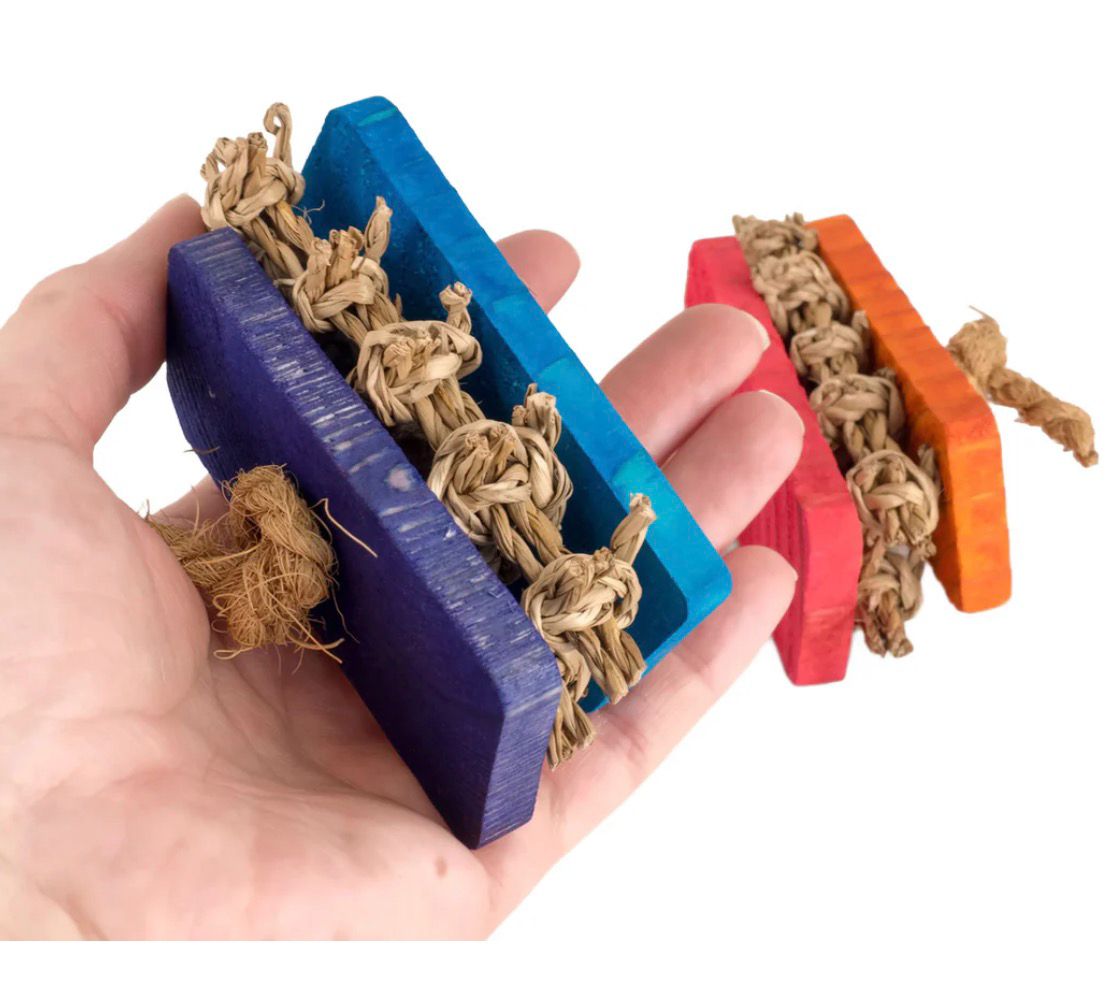 Ice Cream Sandwich Foot Toys Set of 2 by The Best Bird Toys