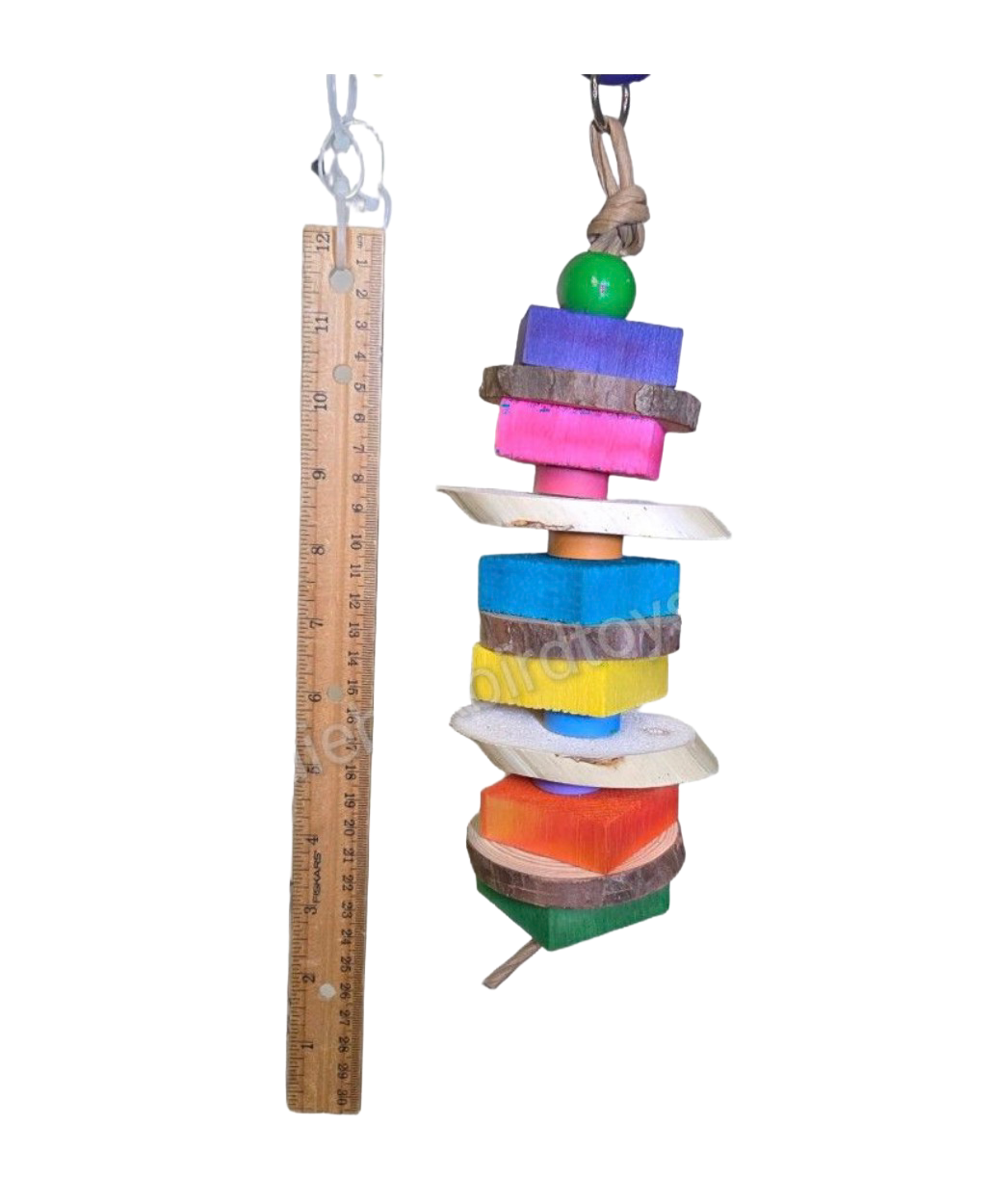 Triple Woods for Medium Birds and some Small Birds by Birdie Box Bird Toys