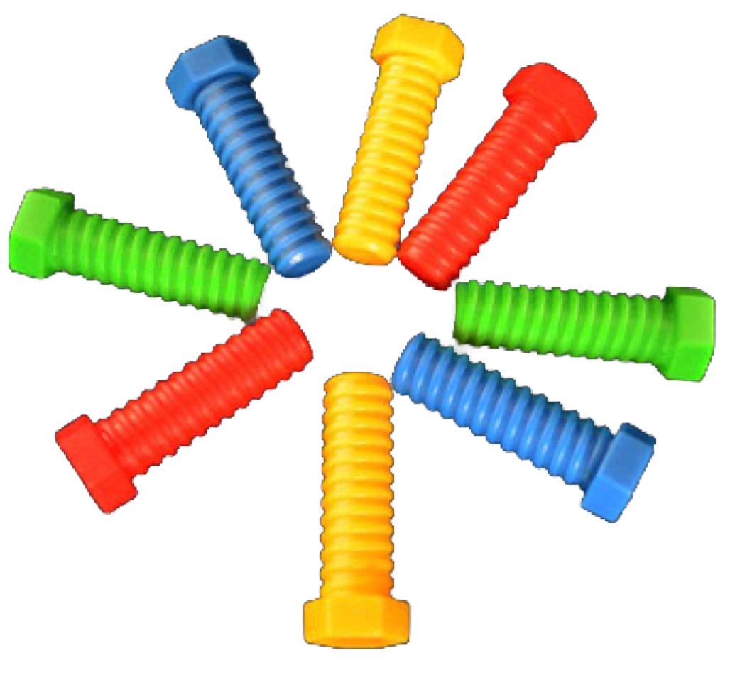 5 cm Bolt 6 Pack