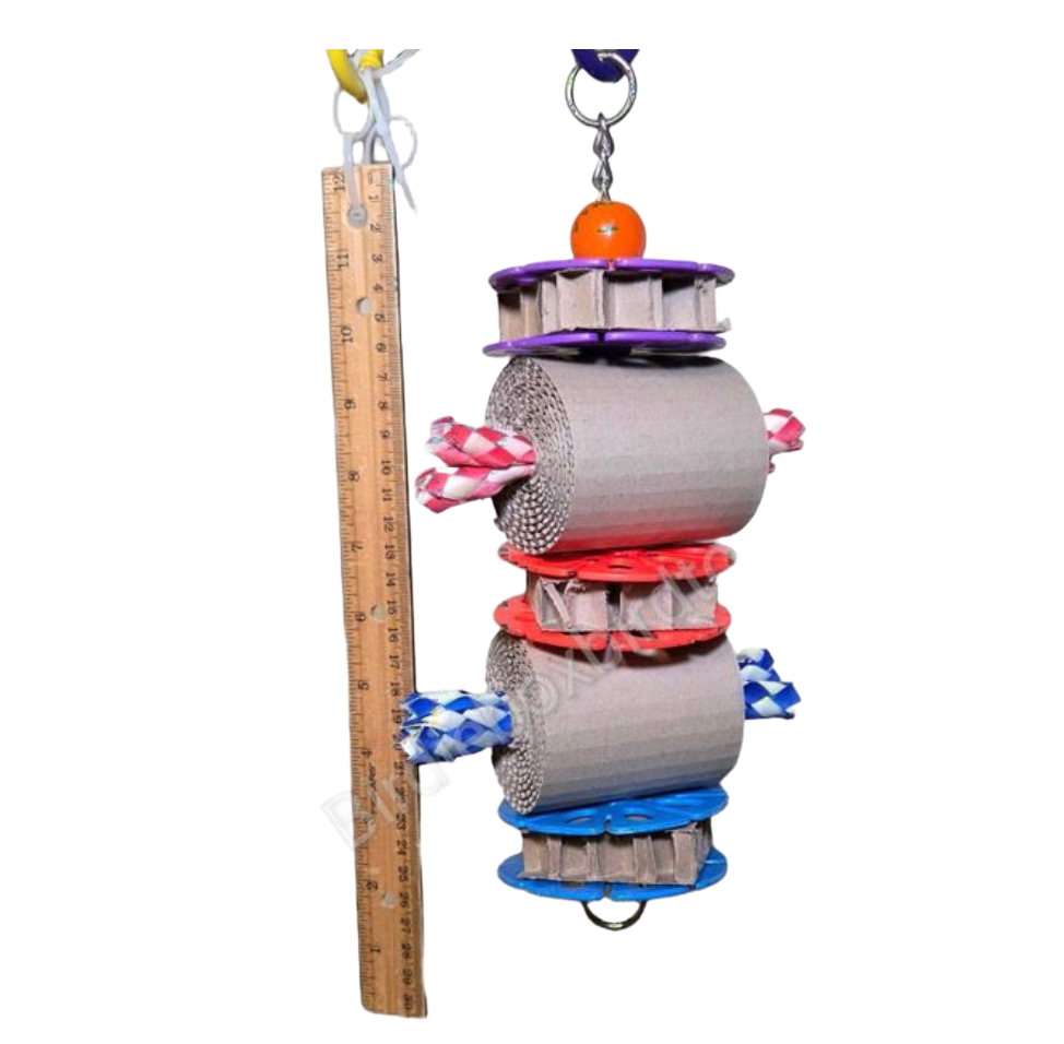 Rollie Pollie for Medium Birds and some Large Birds by Birdie Box Bird Toys