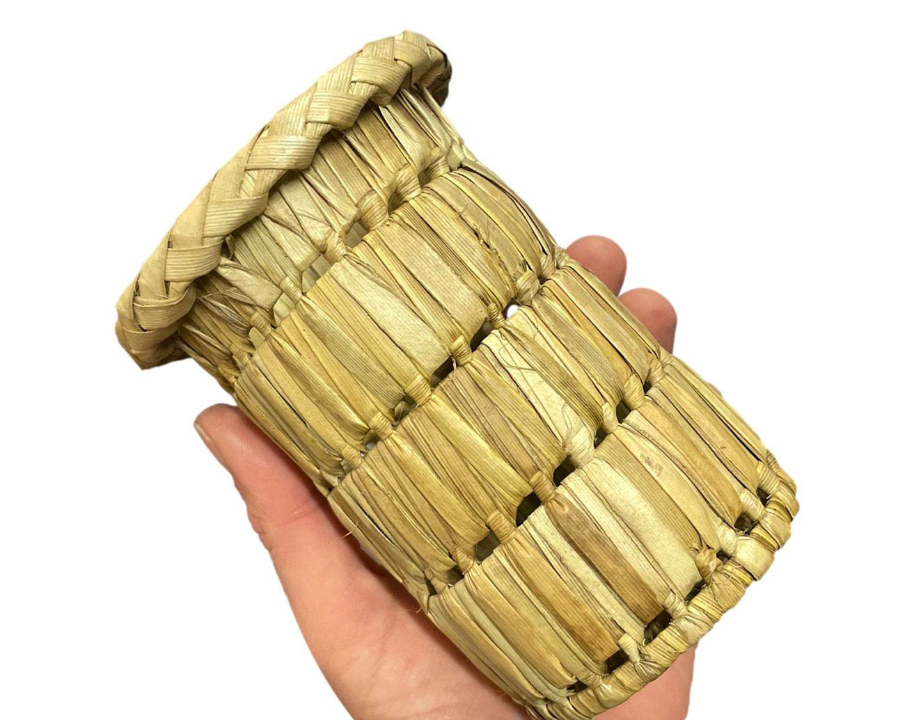 Woven Palm Vase Large by Feathered Addictions