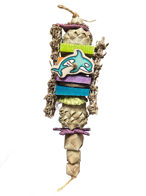 Orca Quest Foraging Stuffer for Small and Medium Birds Limited Edition by Feathered Addictions