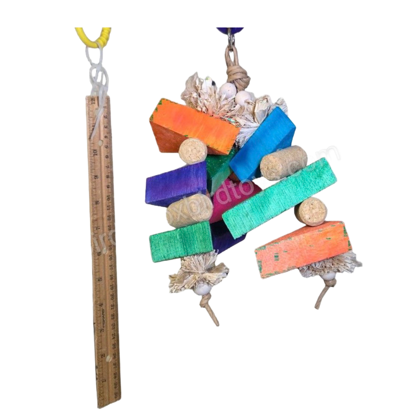 Balsa Triangles for Medium Birds by Birdie Box Bird Toys
