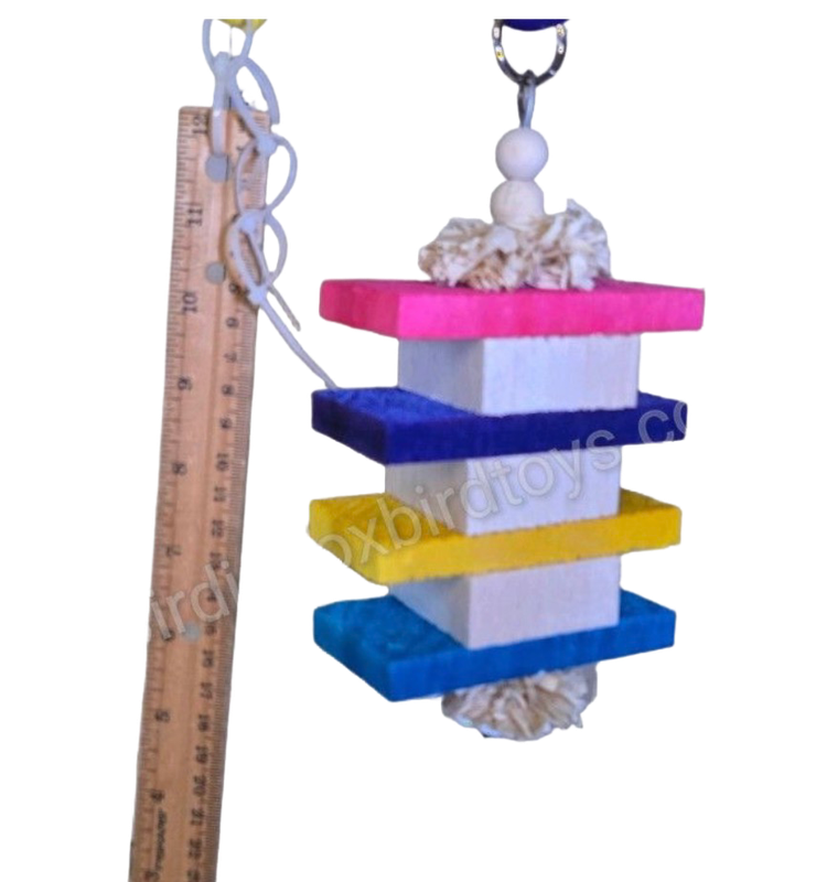 Lil Balsa Planks for Small Birds by Birdie Box Bird Toys