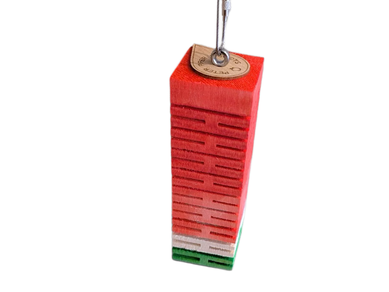 Watermelon Slot Canyon Pink Balsa Chipper Limited Edition by Peter Piper Parrots