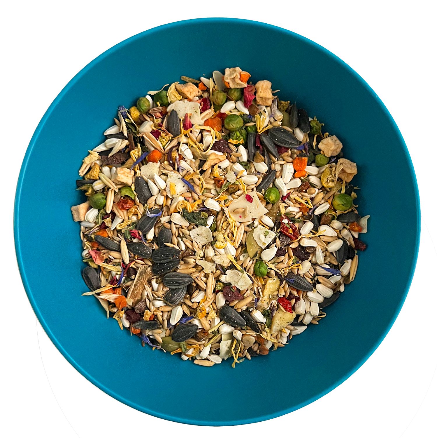 Nature's Enrichment 3 Lb High Variety Bird Food Medium Blend for Cockatiels, Conures, Quakers, Parrotlets, Caiques, Lovebirds and other similar size birds by Aria Nature's Enrichment 3 Lb High Variety Bird Food Medium Blend for Cockatiels, Conures, Quakers, Parrotlets, Caiques, Lovebirds and other similar size birds by Aria