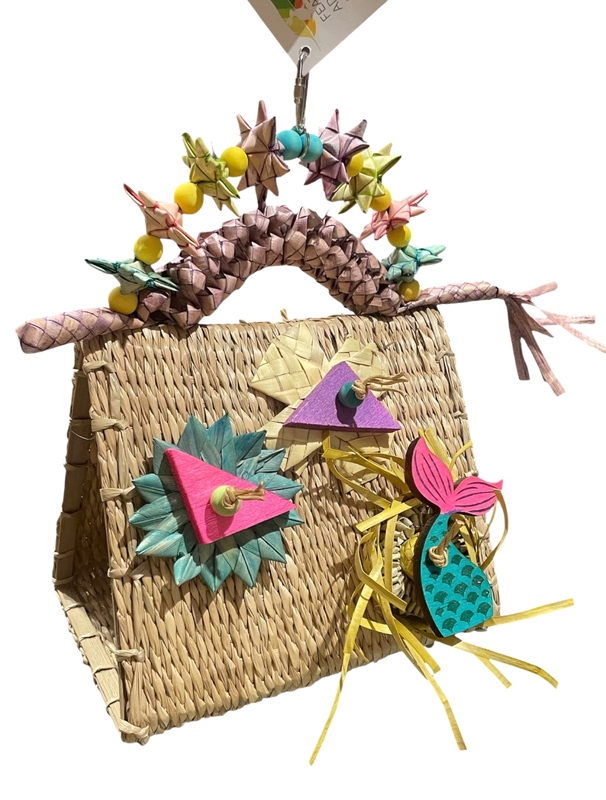 Submarine Lookout Sleepy Hut for Conures, Senegals, Quaker and similar size birds LIMITED EDITION by Feathered Addictions