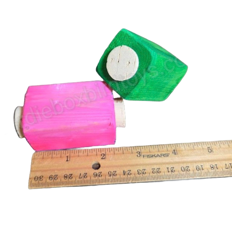 Cork Dot Footie Pack of 2 for Large Birds by Birdie Box Bird Toys