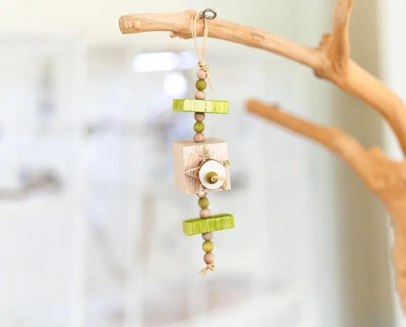 Clover for Small Birds Little Dinos Natural Bird Toys