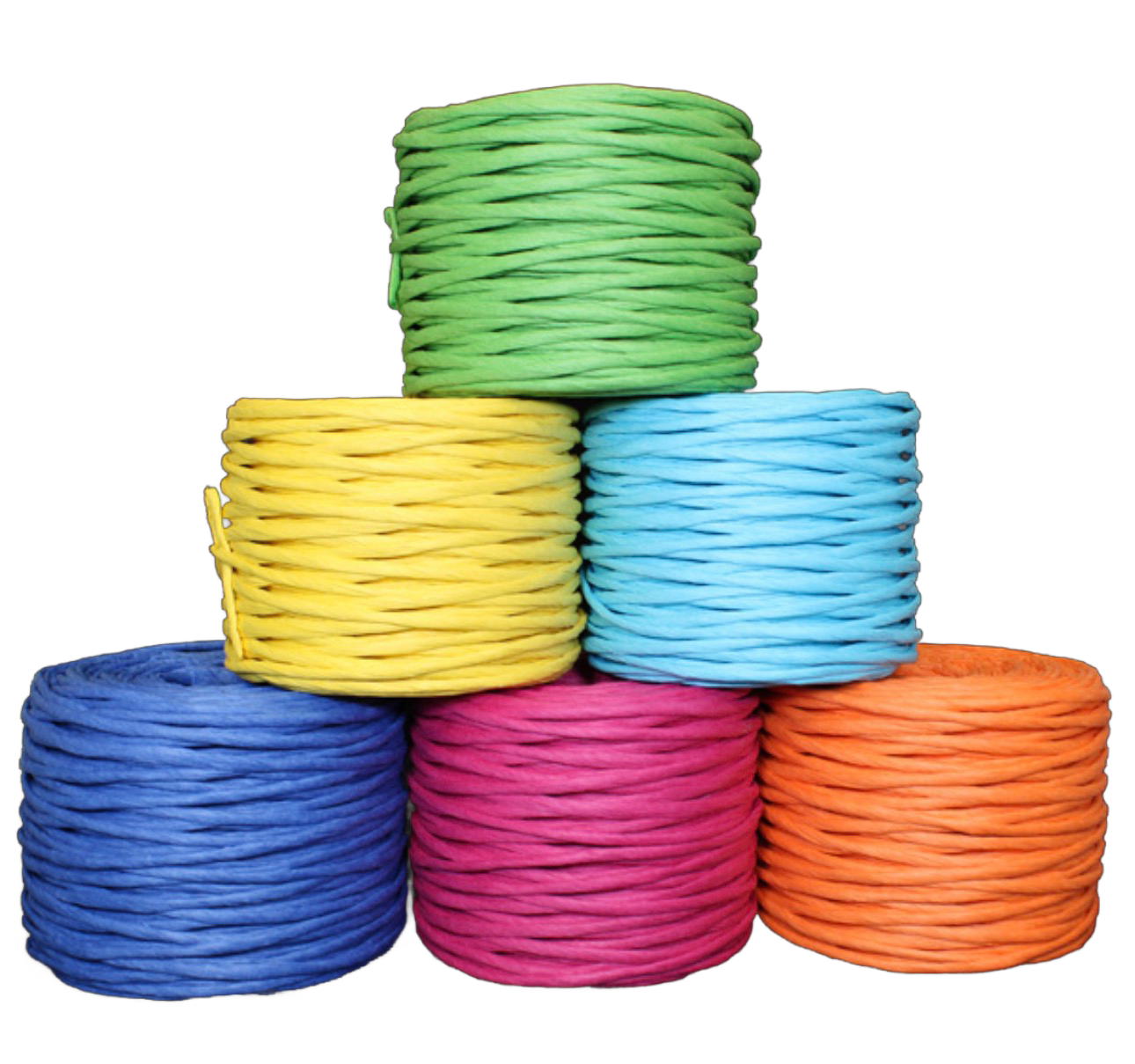Twisted Paper Cord - Color Pink for Bird Toy Making