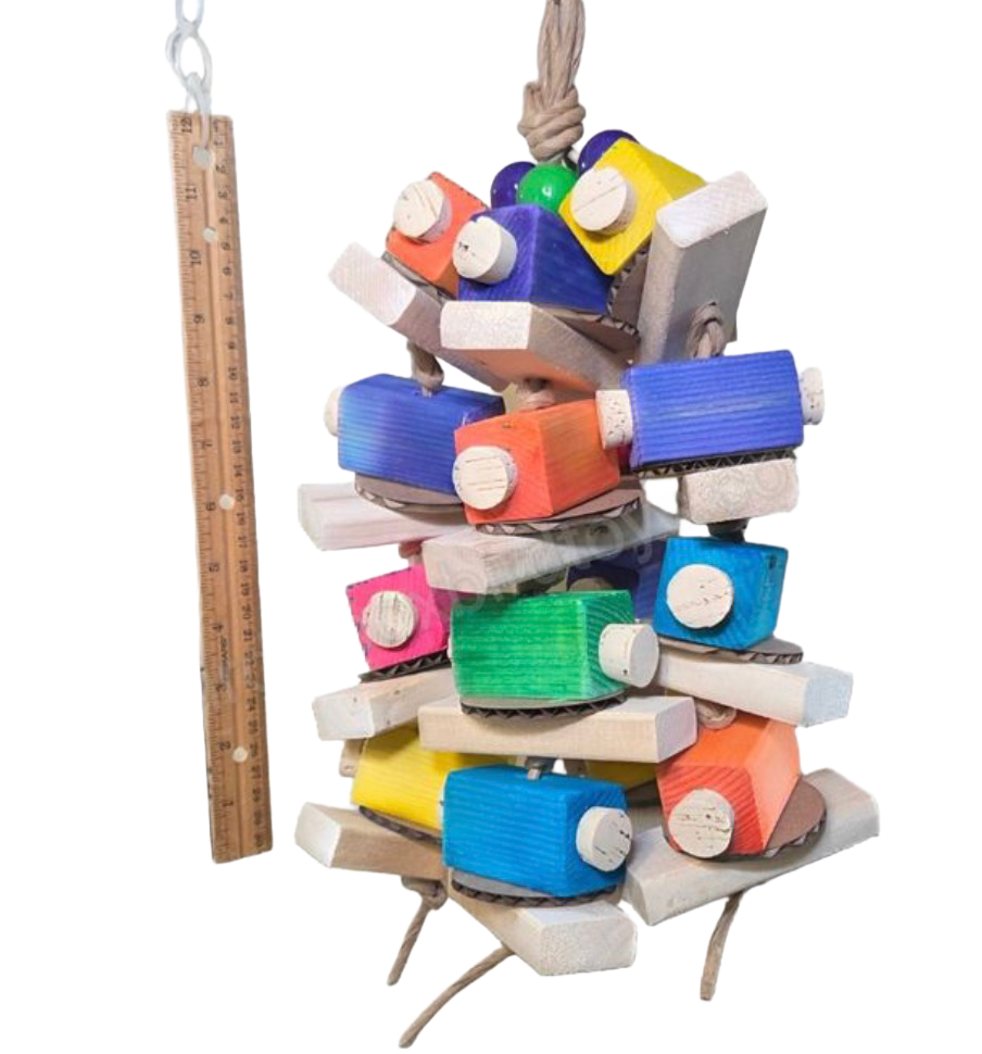 Cork Dots Large for Large Birds by Birdie Box Bird Toys