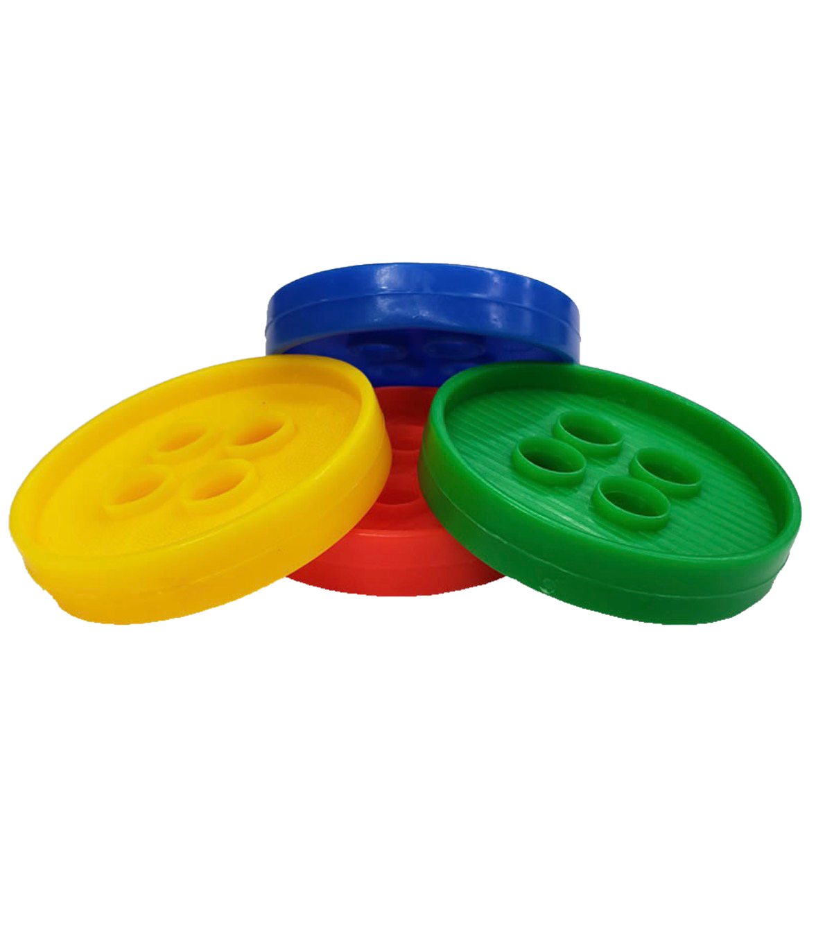 Quad Hole Plastic Buttons 10 Pack