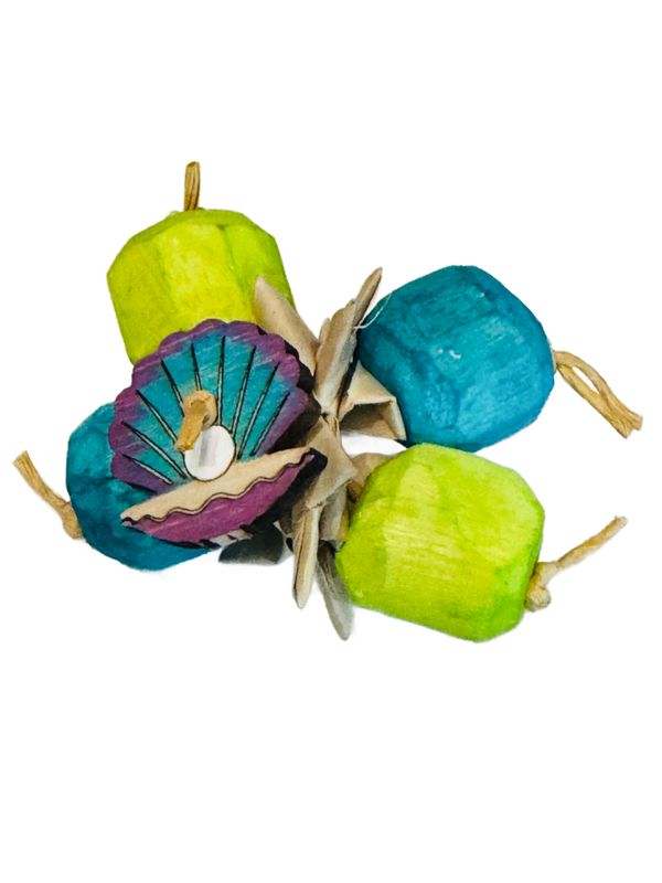 Pearl &amp; Sola Palm Footer for Medium Birds by Feathered Addictions