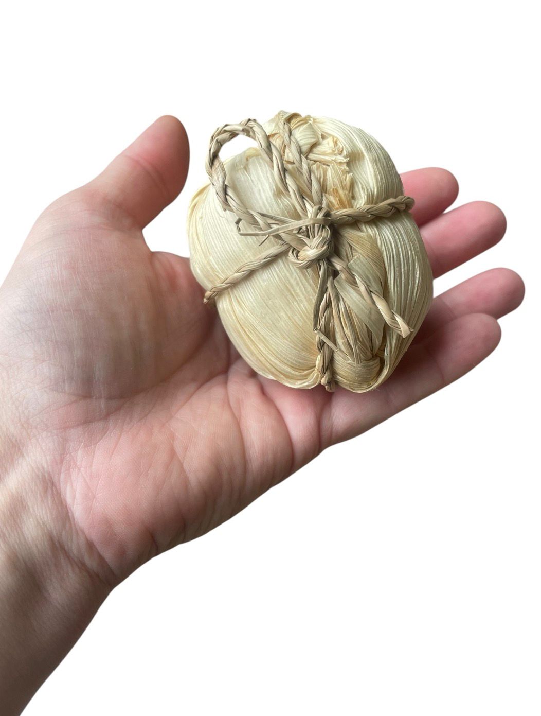 Wrapped Up Corn Husk Ball Natural by Feathered Addictions