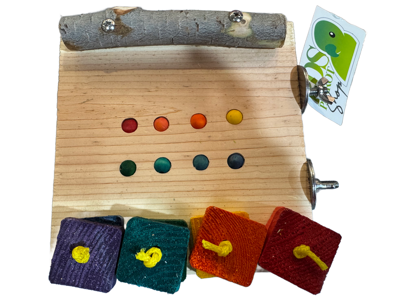 Perch Play Pad 7 x 7 Platform Perch for Small &amp; Medium Birds by PDS Parrot Toys