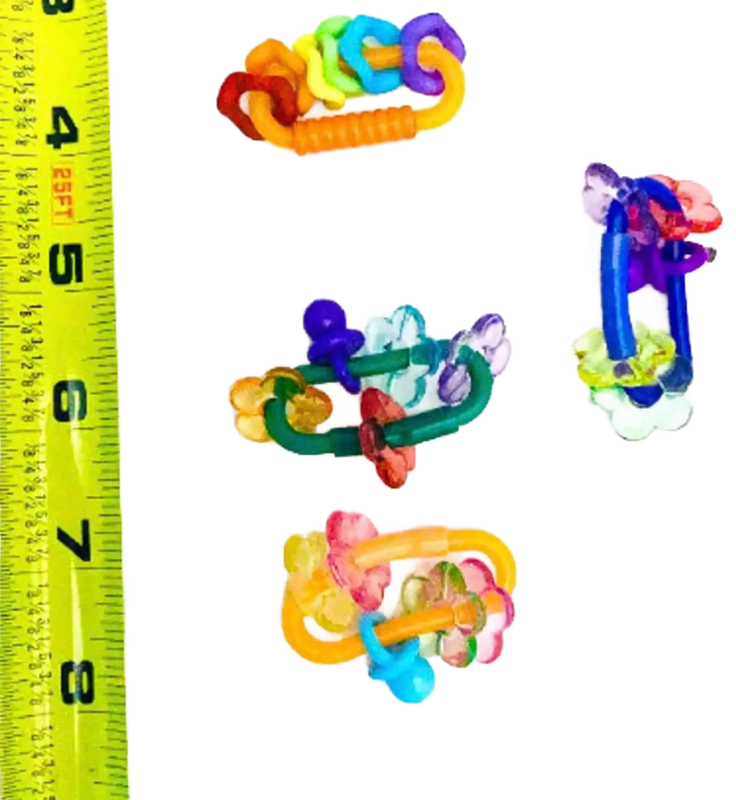 Beaded Foot Toys for Small &amp; Medium Birds by PDS Parrot Toys
