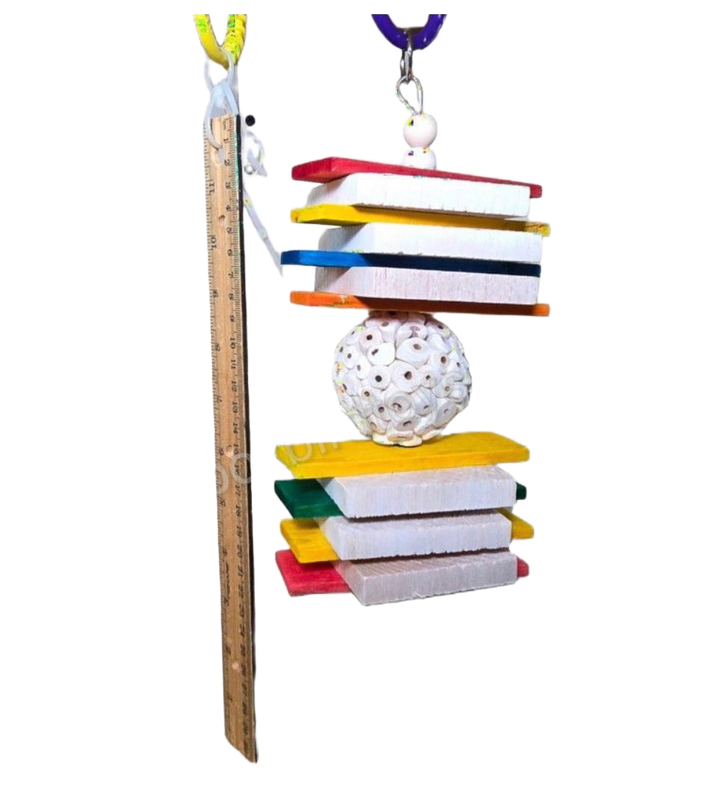 Peanut's Favorite for Medium and some Small Birds by Birdie Box Bird Toys