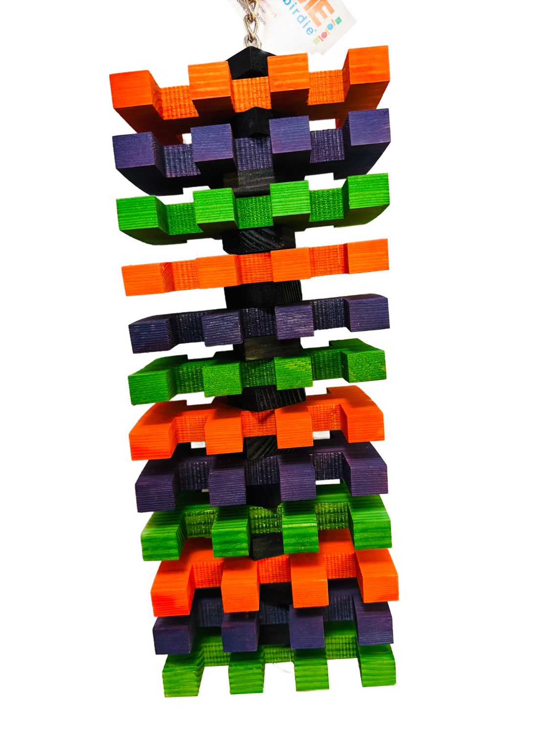 Jagger Halloween Skinny on CHAIN Hanging Toy for Large Size Birds by Bite Me Birdie