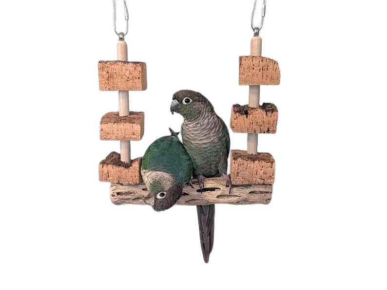 Cholla Swing Large for Medium Birds with Cork by Peter Piper Parrots