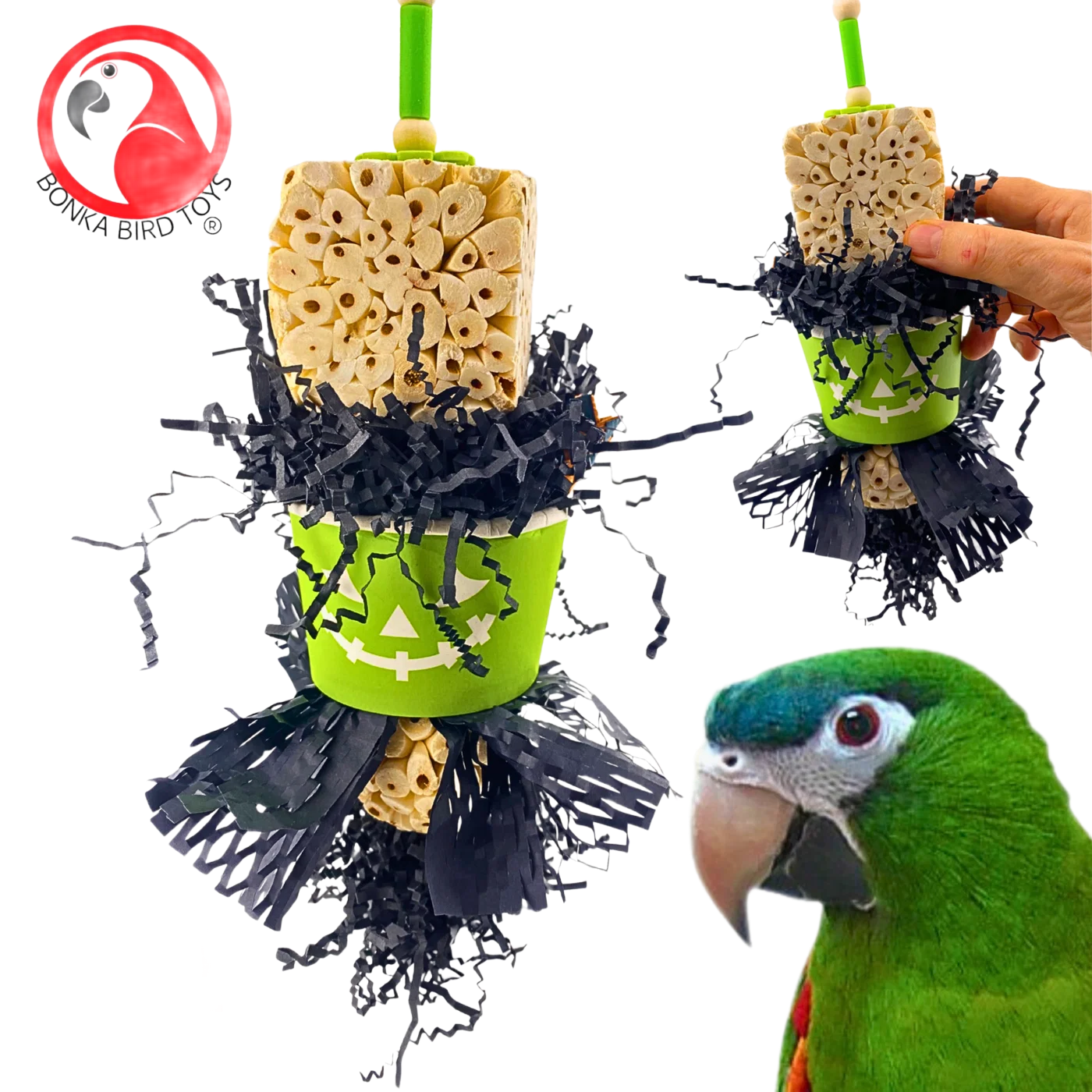 Sola Cube Creep Hanging Toy by Bonka Bird Toys