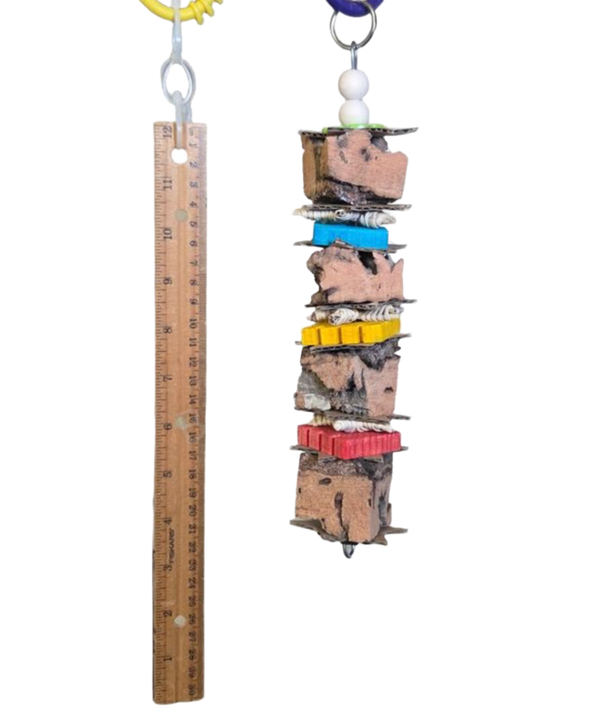 Corkie Stars for Small Birds by Birdie Box Bird Toys
