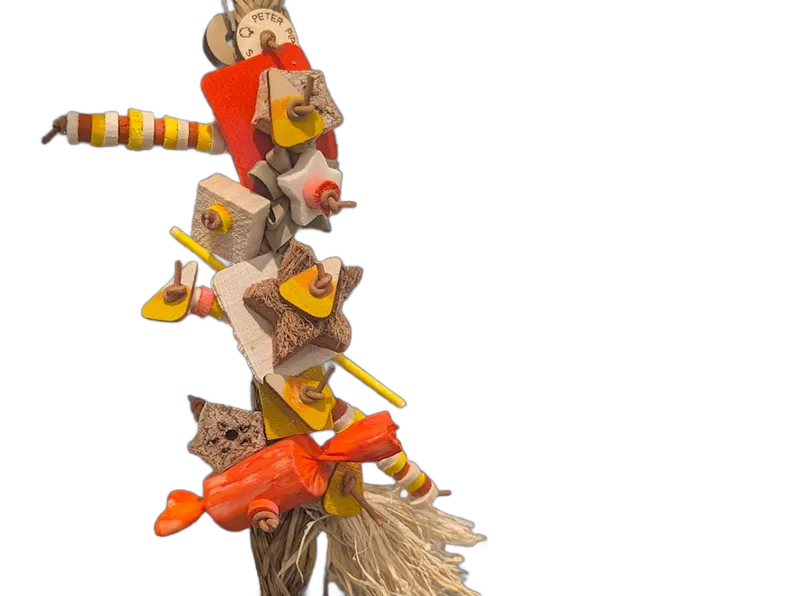 Candy Corn Coma Seagrass Shredder by Peter Piper Parrots - Limited Edition