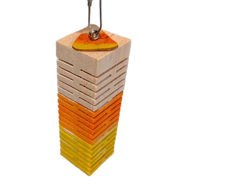 Candy Corn Slot Canyon Balsa Chipper by Peter Piper Parrots