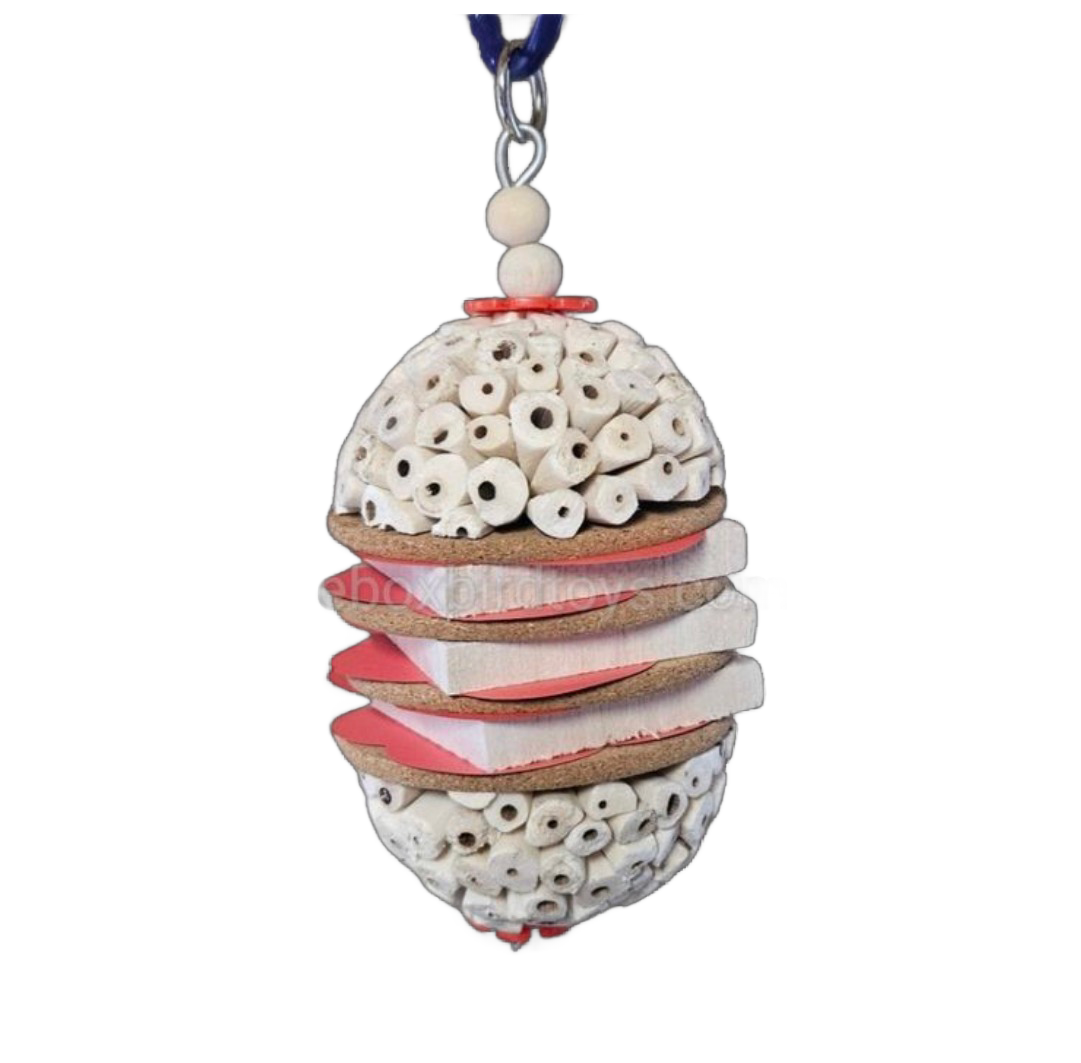 Mr. C for Medium and some Large Birds by Birdie Box Bird Toys