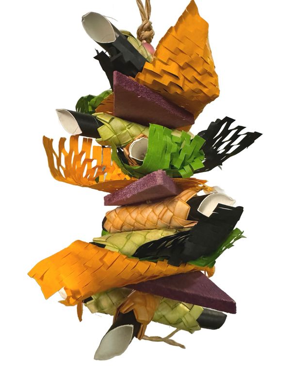 Spine-Tingling Shredder &amp; Treat Stuffer for Small &amp; Medium Birds by Feathered Addictions