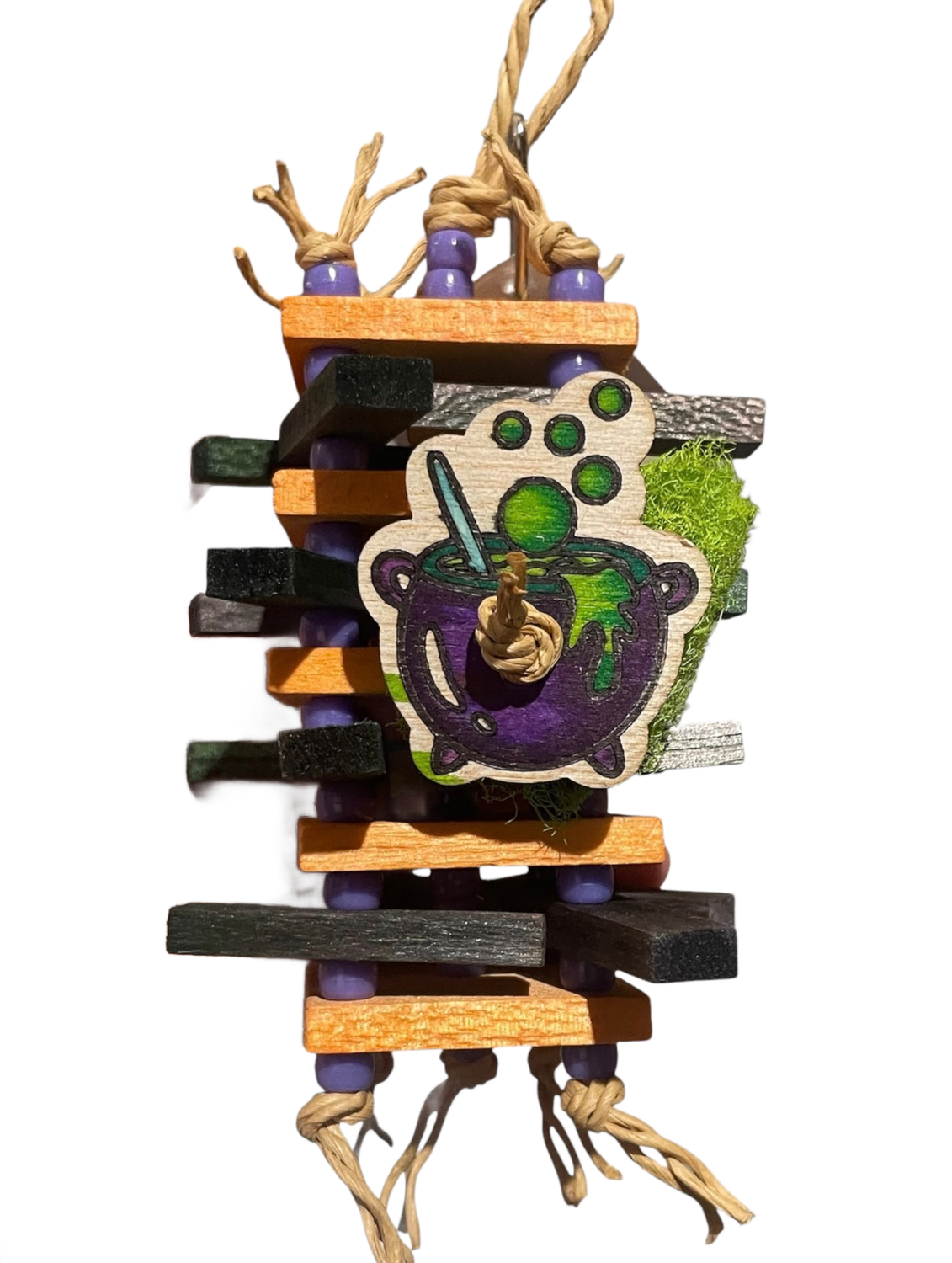 Witches Lair Balsa Sticky Stacker for Small Birds by Feathered Addictions