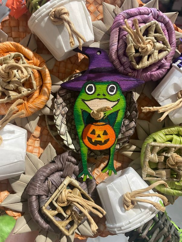 Frog or Treat Chew Board Limited Edition by Feathered Addictions